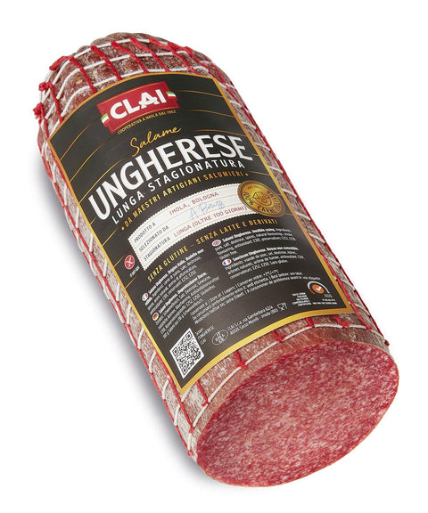 Salame Ungherese Lunga Stagionatura metà sottovuoto - CLAI