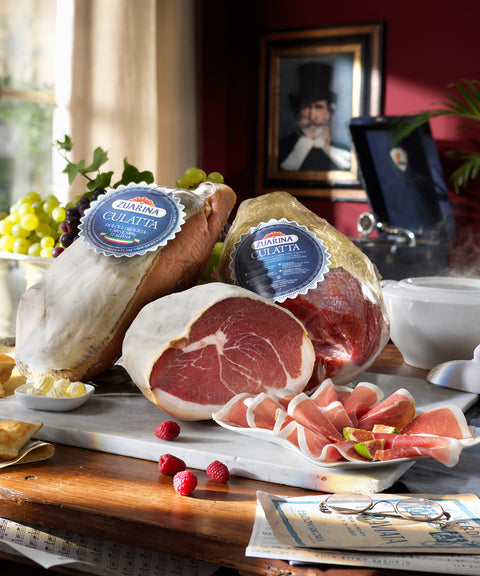 Culatta Zuarina con cotenna in scatola di legno - CLAI