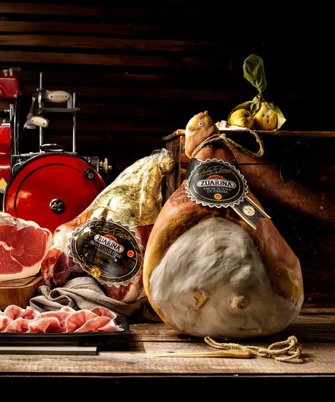 Prosciutto crudo di Parma DOP Zuarina 24 mesi con osso - CLAI