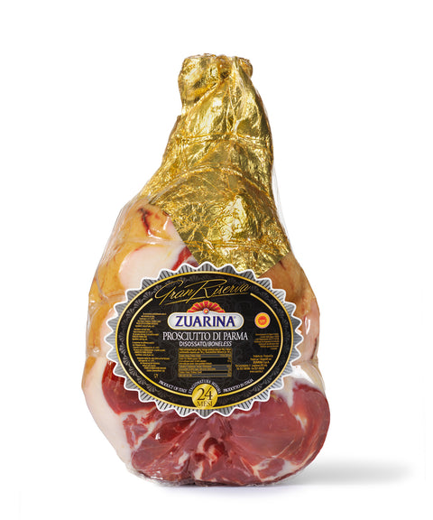 Prosciutto crudo di Parma DOP Zuarina 24 mesi disossato addobbo - CLAI