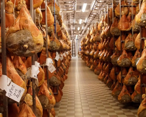 Stabilimento Zuarina Prosciutti crudi di Parma DOP