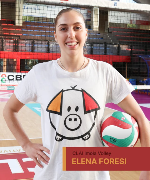 Tshirt Maialino CLAI fronte