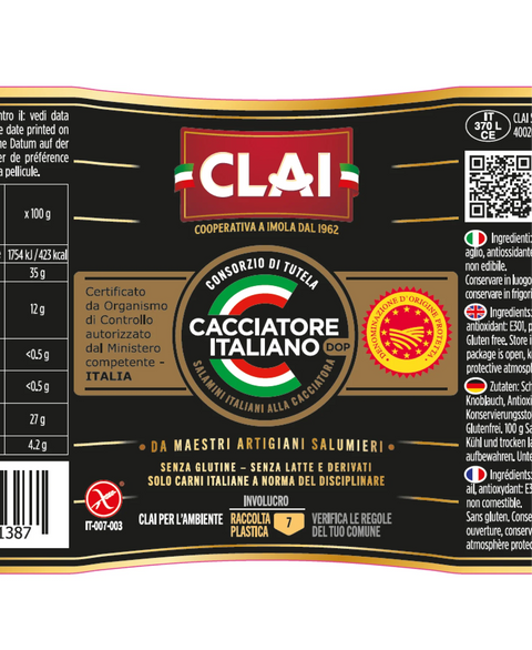 Salamini Italiani alla Cacciatora DOP - CLAI