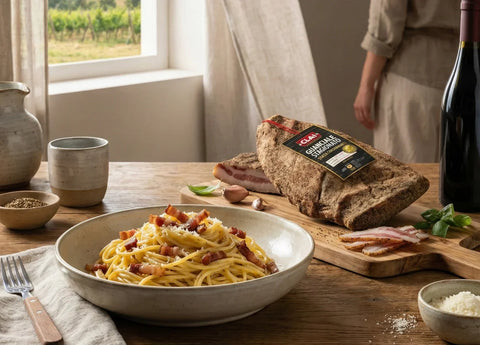 Carbonara con guanciale CLAI