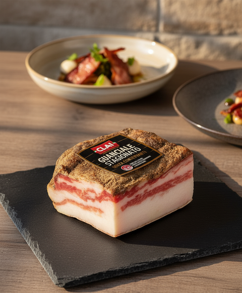 Aged Guanciale Cut (Cured Pork Jowl)