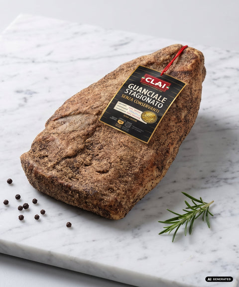 Guanciale Stagionato Intero – AI GENERATED / KI-GENERIERT