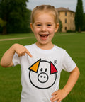 T-shirt bimbo e bimba fronte CLAI