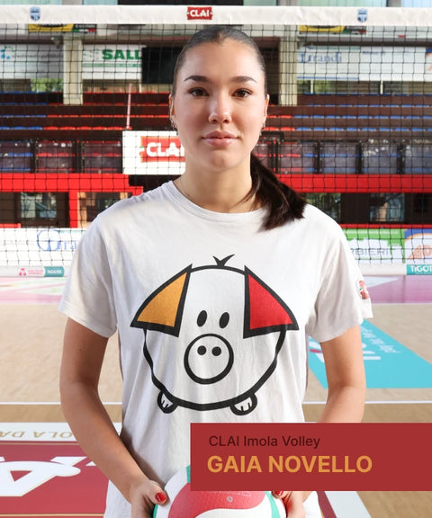 Tshirt Maialino CLAI fronte