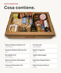 Cosa contiene la Cesta Natalizia Pungitopo CLAI: 10 prodotti con pesi e formati
