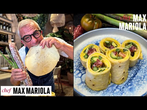 Piadina con asparagi e salsiccia passita CLAI con Max Mariola